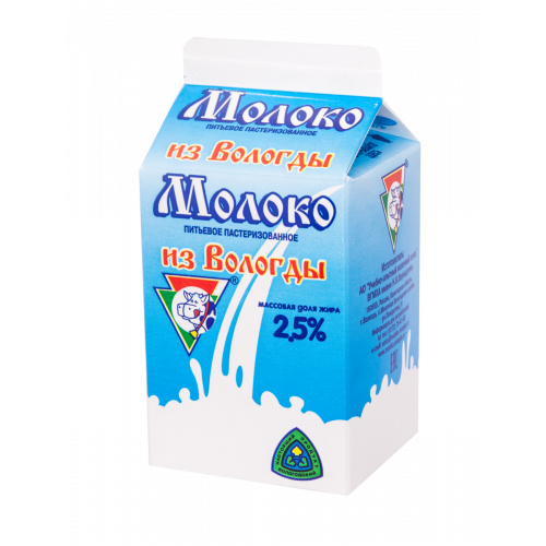 Молоко питьевое пастеризованное 470 мл