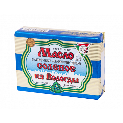 Масло сливочное Любительское соленое  180г.