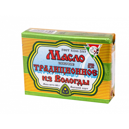 Масло сливочное  Традиционное 180г